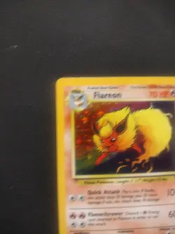 Pokemon TCG Flareon Holo Rare 3/64 Jungle (NO SYMBOL ERROR) - Image 2