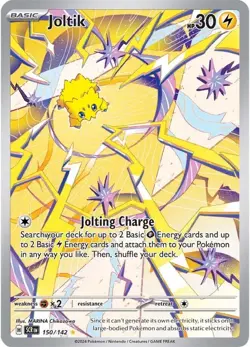 Joltik - 150/142 SCR 150/142 Pokemon SV07: Stellar Crown Illustration Rare Ho... - Image 1