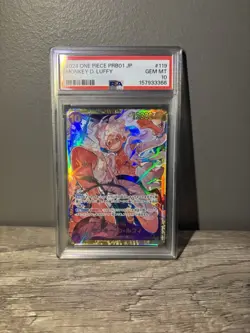 PSA 10 Monkey D. Luffy OP05-119 SEC Gear 5 Nika ONE PIECE Card JP - Image 1