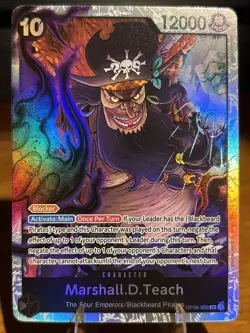 Marshall D Teach OP-09 SR | One Piece TCG: The Best Vol. 2 English - Foil NM - Image 1