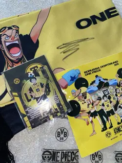 BVB Dortmund X One Piece Karim Adeyemi Goodie Bag Autograph ST13-003 LUFFY Card - Image 3