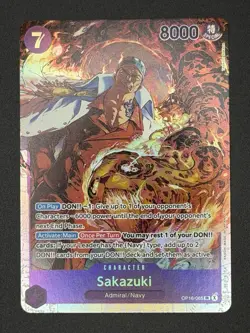 One Piece The Time of Battle OP-16 - Sakazuki OP16-065 Super Rare - Image 1