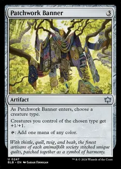 Patchwork Banner [BLB] #247 NM MTG - Image 1