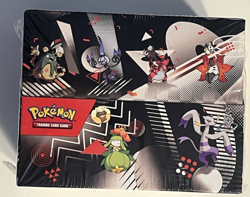 English Pokemon TCG Unova Black Bolt & White Flare Tin DIsplay - Factory sealed - Image 1
