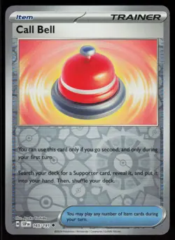 Call Bell 165/191 Uncommon Surging Sparks Pokemon Reverse Holo Near Mint - Image 1