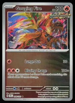 Gouging Fire 038/191 Rare Surging Sparks Pokemon Reverse Holo Near Mint - Image 1