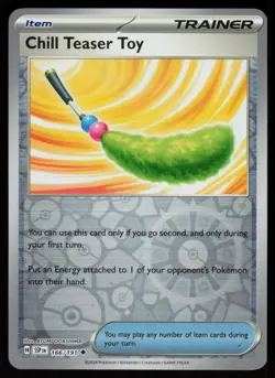 Chill Teaser Toy 166/191 Uncommon Surging Sparks Pokemon Reverse Holo Near Mint - Image 1