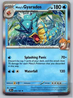 Misty's Gyarados 049/182 Rare Destined Rivals Pokemon Holo Near Mint - Image 1