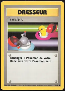 Carte Pokemon Transfert 95/102 Set de base Francais - Image 1