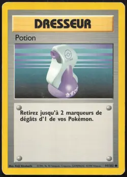 Carte Pokemon Potion 94/102 Set de base Francais - Image 1