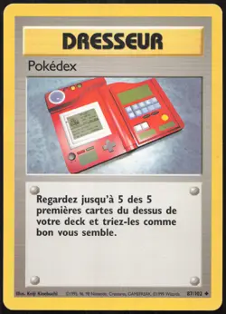 Carte Pokemon Pokedex 87/102 Set de base Francais - Image 1
