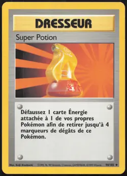 Carte Pokemon Super Potion 90/102 Set de base Francais - Image 1