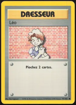 Carte Pokemon Leo 91/102 Set de base Francais - Image 1