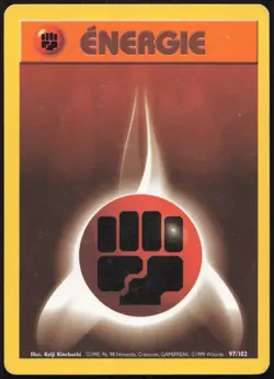 Carte Pokemon Energie Combat 97/102 Set de base Francais - Image 1