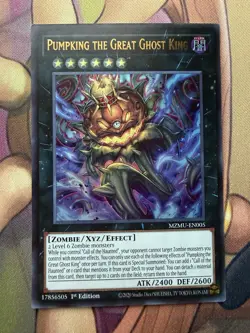 Pumpking The Great Ghost King MZMU-EN005 Maze Of Muertos Ultra Rare YuGiOh - Image 1