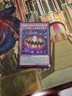 Pumpking The King Of Grave Ghosts MZMU-EN001 Secret Rare 1st Edition NM Yugioh - Image 1