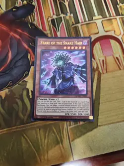 Stare of the Snake Hair - MZMU-EN003 - Ultra Rare 1st Edition NM Yugioh - Image 1