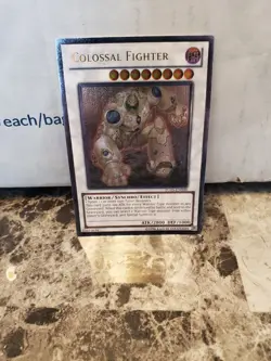 Yu-Gi-Oh Colossal Fighter TU05 Ultimate Rare Near Mint - Image 1