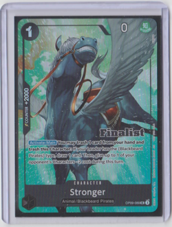 One Piece Card Game - Stronger - Finalist stamped Textured promo - OP09-089 - NM - Image 1