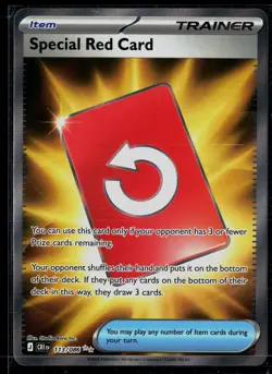 Special Red Card 113/086 ME04: Chaos Rising Ultra Rare Pokemon - Image 1