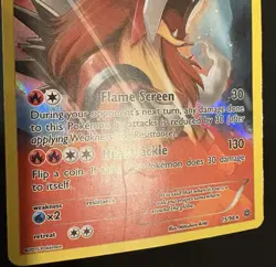 Entei 15/98 Reverse Holo Ancient Origins Foil Pokemon Card Dmg - Image 3