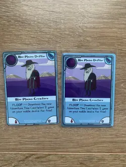 Adventure Time Card Wars - Near Mint - RARE PROMO CARD Blue Plains Drifter - Image 1