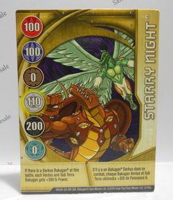 Bakugan Card - Starry Night - Gold Gate Card - BA594 - 12/48q - 2009 - Image 1