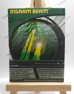 Bakugan Card - Ingram Beam - Green Ability Card - BA629 - 47/48q - 2009 - Image 1