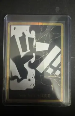 DON!! Card (Teach) (Gold) Premium Booster -The Best- Vol. 2 Foil - Image 1