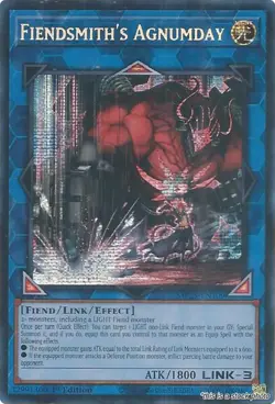 Fiendsmith's Agnumday MTG 2025 Mega-Pck Prismatic Secret Rare 1st Edition NM ... - Image 1