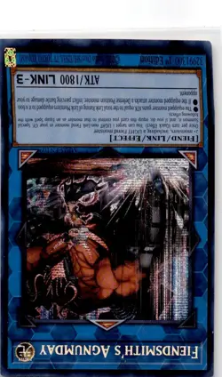 Fiendsmith's Agnumday MTG 2025 Mega-Pck Prismatic Secret Rare 1st Edition NM ... - Image 2