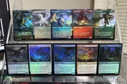Adventure In Forgotten Realms Colorful Dragon Collection Foils/borderless MTG - Image 1