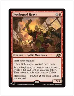 Howlsquad Heavy, The List (from Goblin Storm Deck), Magic MTG NM - Image 1
