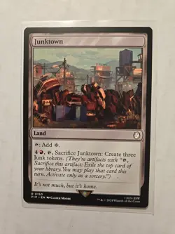 Junktown - Fallout - LP - Rare - Land - MTG Magic - Image 1