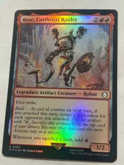 MTG - Rose, Cutthroat Raider - Fallout - Foil - Rare - NM/LP - Magic the Gatheri - Image 1