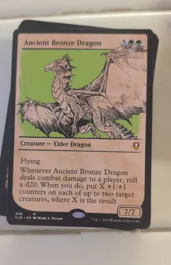 Ancient Bronze Dragon (Showcase) Commander Legends: Battle for Baldur's Gate... - Image 1