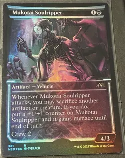 MTG Artist Proof T-Track / Mukotai Soulripper Foil / NEO-BF AP - Image 2