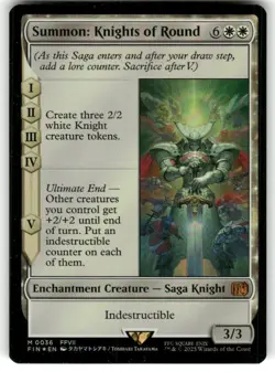 FINAL FANTASY #36 Summon: Knights of Round Foil - Image 1