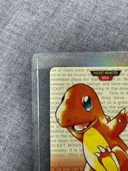 1996 Bandai Carddass Pocket Monsters Japanese Red #004 Charmander - Image 5
