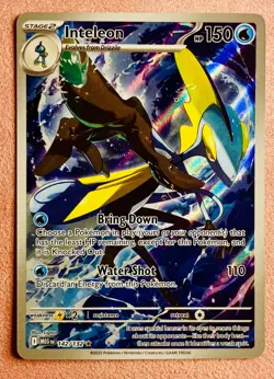 Inteleon 142/132 Holo | Mega Evolution Base Set | 2025 Pokemon TCG Card | NM - Image 1