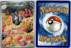 Wugtrio 224/091 Illustration Rare Paldean Fates Pokemon NM - Image 3