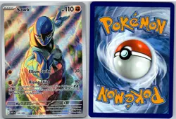 Sawk 130/086 Illustration Rare White Flare Pokemon NM - Image 3