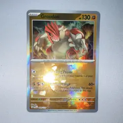 Pokemon TCG Groudon 049/131 Sv: Prismatic Evolutions Master Ball Holo - Image 1