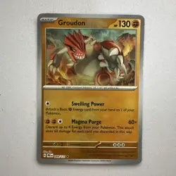 Pokemon TCG Groudon 049/131 Sv: Prismatic Evolutions Master Ball Holo - Image 2