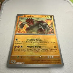 Pokemon TCG Groudon 049/131 Sv: Prismatic Evolutions Master Ball Holo - Image 4