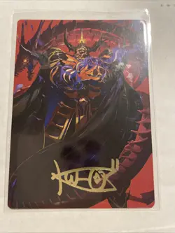 MTG Final Fantasy Art Series Golbez Crystal Collector Gold Stamp 45/53 Magic - Image 1