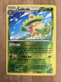Ludicolo - 12/160 - Holo Rare - Reverse Holo MP, English Pokemon Primal Clash - Image 1