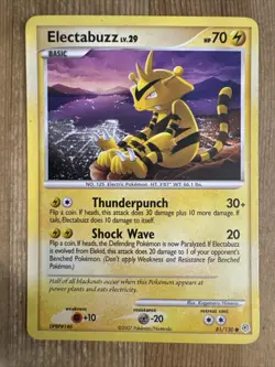 Electabuzz - 81/130 - Common DMG English Pokemon Diamond and Pearl - Image 1