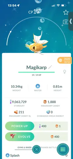 Pokemon Go Shiny magikarp - Image 1