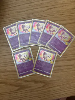 [7x] LOT - 2021 Pokemon SWSH Celebrations 011/025 Mew HOLO NM - Image 1